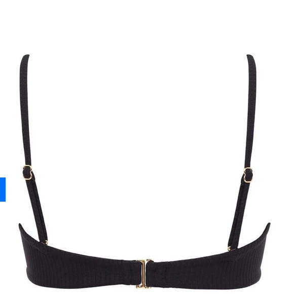 Black Rib Summer Bikini Top - Picture 2 of 6